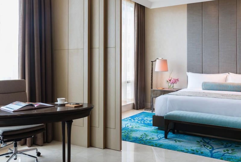 The 60-square-metre Raffles room. Courtesy Raffles Hotels & Resorts