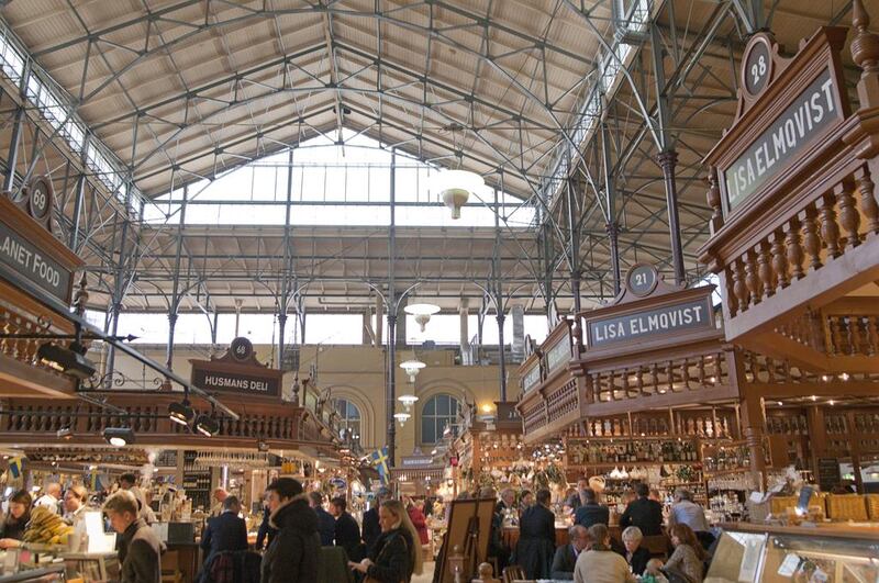 The Market hall of Oñstermalmshallen (Photo by Staffan Eliasson)