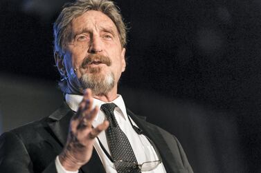 Crypto celebrity, John McAfee, the founder of McAfee Associates, revealed in March that he charges $105,000 per tweet. Anthony Kwan / Bloomberg