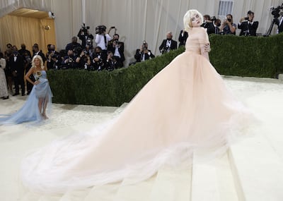 Billie Eilish's Marilyn Monroe moment at the 2021 Met Gala.  EPA