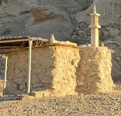 An old mosque Watt came across in Ras Al Khaimah. Photo: Alison Watt