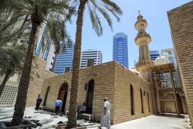 Ateeq bin Rashid mosque in Abu Dhabi. Victor Besa / The National Reporter