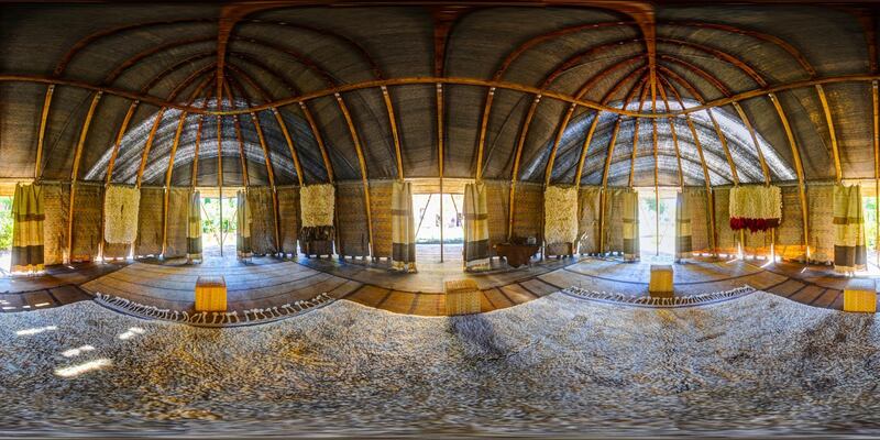 The inside of the tent of Majlis pavillion built for the 2021 Venice International Architecture Biennale. Simone Padovani/Awakening/Getty Images