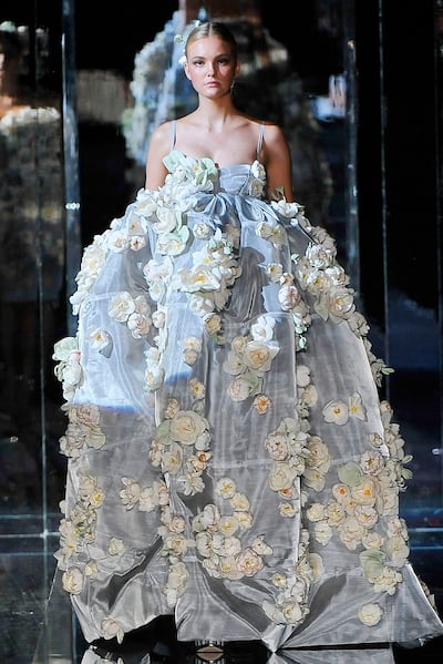 This outfit from Dolce & Gabbana's spring-summer 2009 collection would be suitable. Photo: Dolce & Gabbana