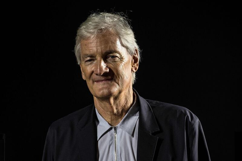 (FILES) In this file photo taken on October 11, 2018 Founder of the Dyson company, designer James Dyson, poses during a photo session at a hotel in Paris. British electric appliance pioneer Dyson said on October 23, 2018, it had picked Singapore as the site for its first electric car plant, sparking criticism of the company's Brexit-backing billionaire founder for not investing more in British manufacturing. Dyson, founded and owned by serial entrepreneur James Dyson, said the factory was scheduled for completion in 2020 as part of a £2.5 billion (2.8 billion euro, $3.3 billion) global investment drive in new technology.
 / AFP / Christophe ARCHAMBAULT
