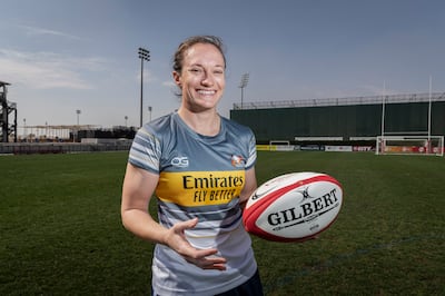 Alex Cook, captain of Dubai Hurricanes, said female role models were inspiring more young girls than before to get into sport. Antonie Robertson / The National