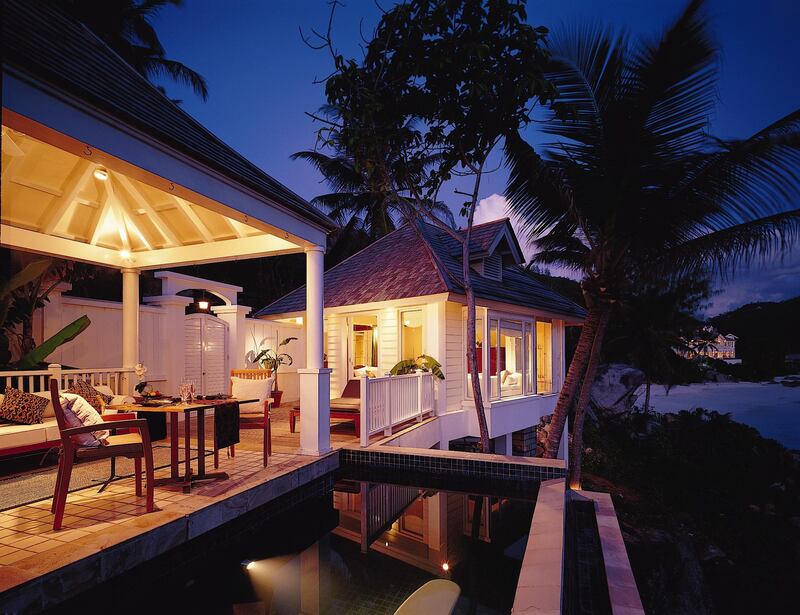 A Hillside Pool Villa at Banyan Tree Seychelles Resort & Spa. Courtesy Banyan Tree Seychelles Resort & Spa