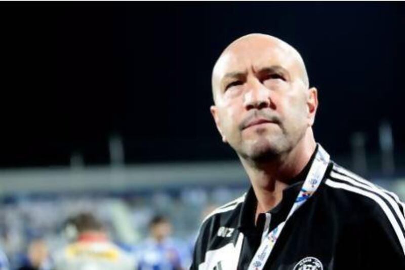 Walter Zenga and Al Nasr parted ways on Saturday but the club's former coach believes the decision was made before the end of the season. Jeffrey E Biteng / The National