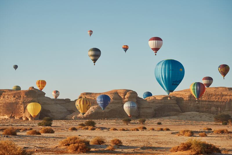 The Guinness World Record for the world’s largest hot air balloon glow show was broken in AlUla, Saudi Arabia on March 1, 2022. All photos: Guinness World Records