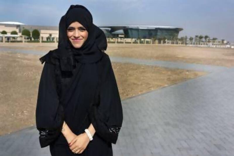 Nowf al Qarni is one of the students at Zayed University who will be among the first to take the new psychology major in the new term.