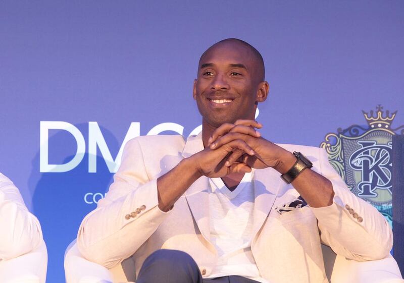 Kobe Bryant, pictured during his visit this year to Dubai, has signed a two-year contract extension with Los Angeles Lakers. Jeffrey E Biteng / The National