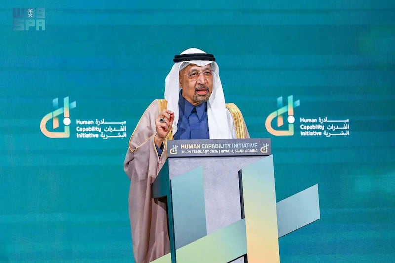 The needs for the energy sector are changing as the world shifts to cleaner methods, said Khalid Al Falih, Saudi Arabia’s Minister of Investment. SPA