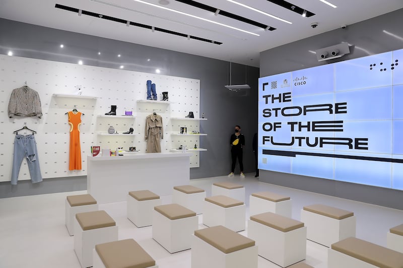 Store of the Future is a new retail space in Dubai's Mall of the Emirates. All photos: Pawan Singh / The National