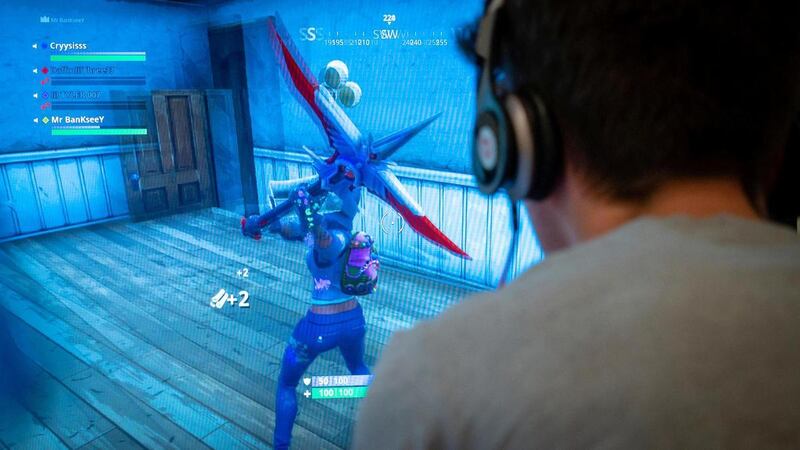 Games such as Fortnite have become huge hits all over the world, but have sparked fears over players spending too many hours glued to screens. 