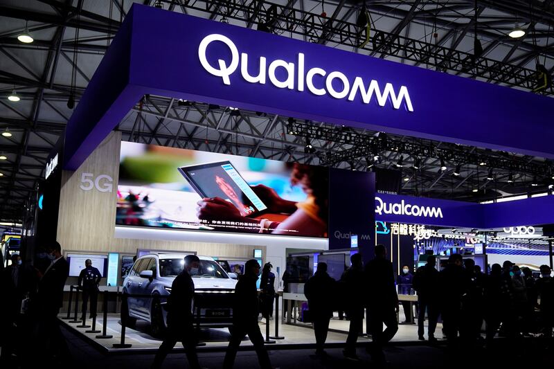 Qualcomm’s diluted earnings per share jumped 4 per cent to $2.54 in the fourth quarter. Reuters