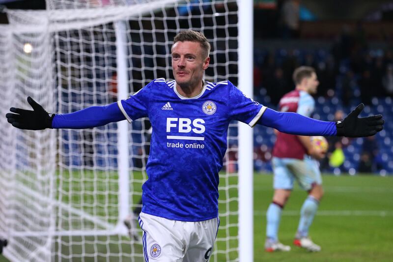 =6) Jamie Vardy (Leicester City) 15 goals in 25 games. Getty