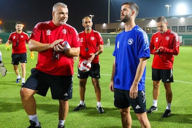 Footballer Miralem Pjanic training with Sharjah FC. Photo: Sharjah FC