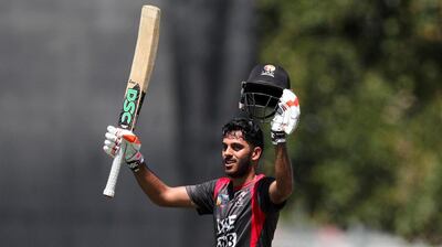 UAE batsman Chirag Suri also caught the eye during the recent Global T20 Canada. Chris Whiteoak / The National