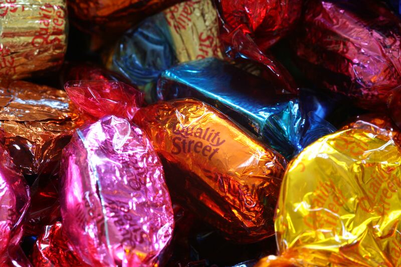 A box of Quality Street chocolates weighed 1.2kg in 2009, and now just weighs 650g. Photo: Wikimedia Commons