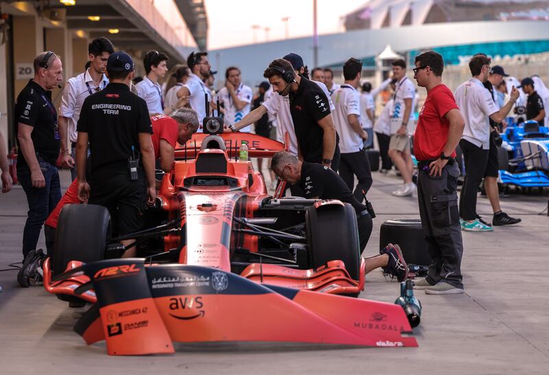 One of the cars that will take part in Saturday's race at Yas Marina Circuit, with prizes of $2.25million up for grabs.