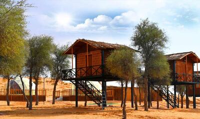 The 'Trippy Treehouse' accomodation is Dh1,500. Supplied 