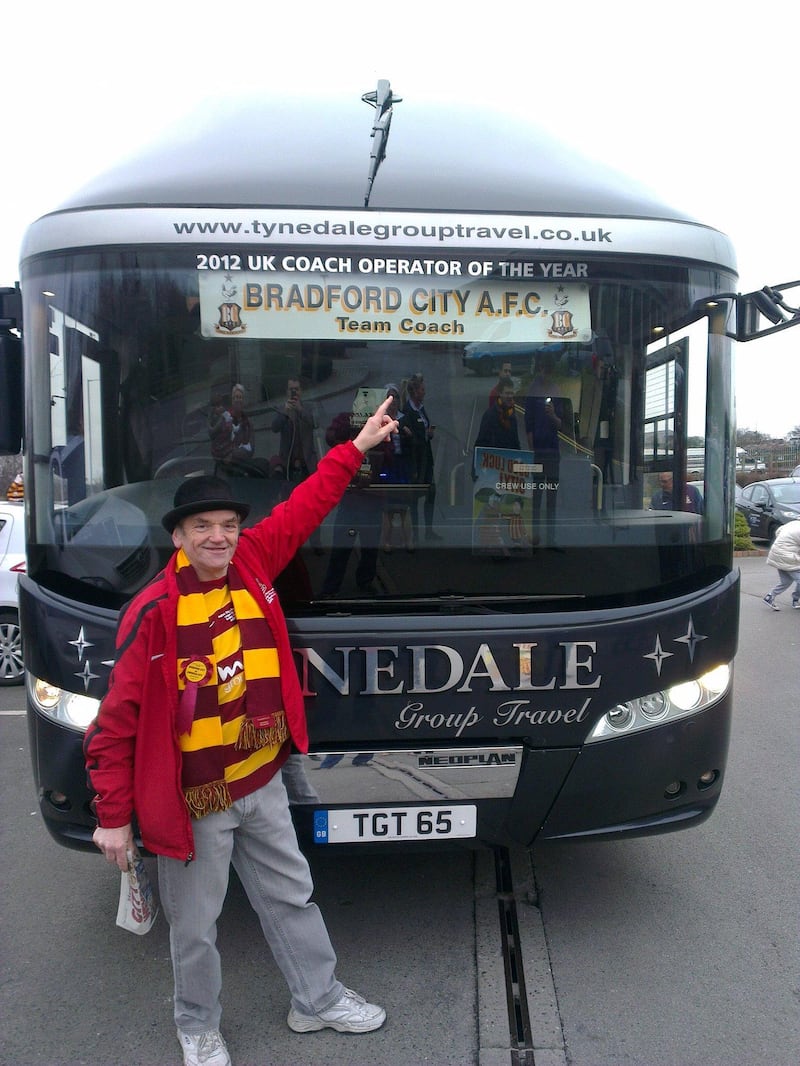 Like the child who forgot the school fancy-dress day, the City Gent of English League One outfit Bradford City hasn't tried all that hard with his outfit: it's basically a bloke in a bowler hat. Lenny Berry had to give up his role of 20 years in 2013, though, because a diabetes-enforced weight loss made him 'too skinny' to play the rotund character. @LennyCityGent