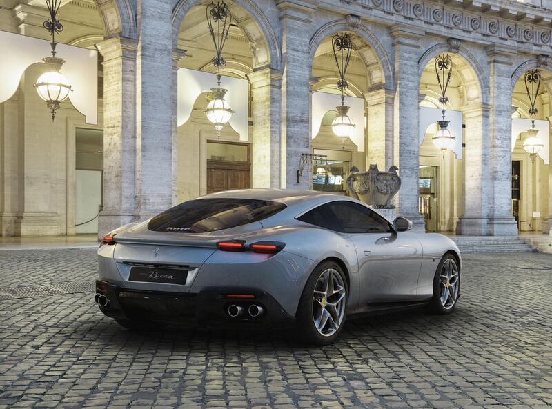 The Ferrari Roma is the most affordable Ferrari on sale, with prices starting at Dh898,000