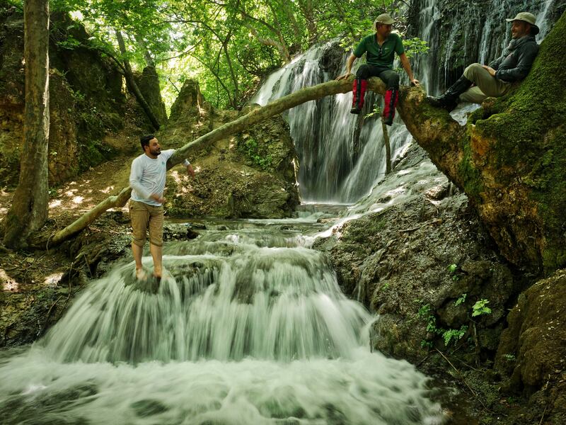 Cascades near the village Zoragvan. Photo: Leon McCarron