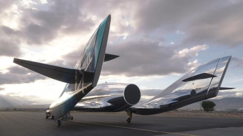 The newly unveiled 'VSS Imagine'. Courtesy Virgin Galactic