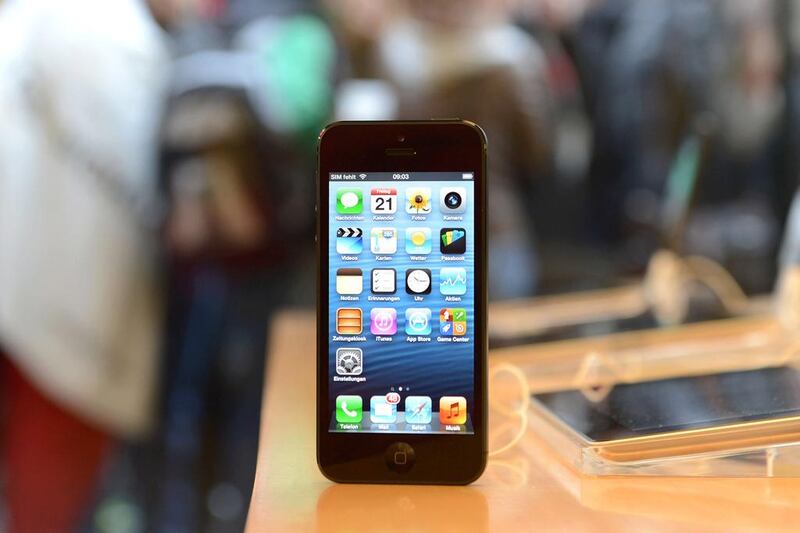 3 - Apple iPhone 5. Christof Stache / AFP