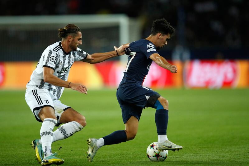 Vitinha 7 – The Portuguese looked comfortable on the ball and is a key part of this PSG side at both ends. He watched a first-half effort on goal flash wide of the post, but his teasing runs were always a danger. EPA 