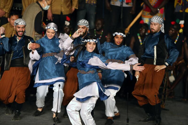 Cairo is this week hosting 30 folklore music groups that hail from 12 nations. EPA