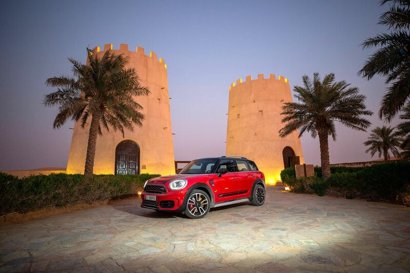 A Mini at rest after braving desert sands. All photos courtesy Mini