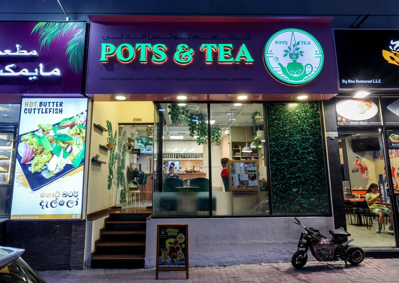 Pots & Tea opened its doors in November in Dubai's Al Nahda neighbourhood