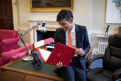 Rishi Sunak on his first day as UK chancellor. HM Treasury 