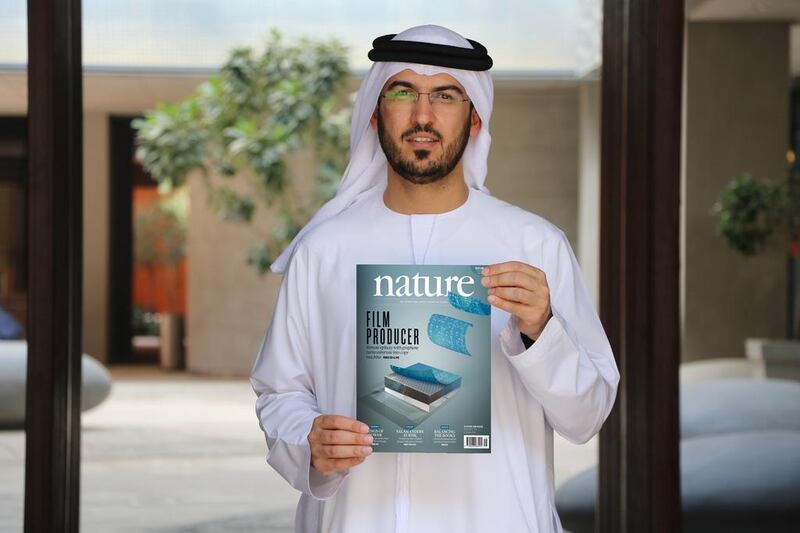 Emirati Dr Ibraheem Al Mansouri’s research could revolutionise semiconductors. Courtesy Masdar 
