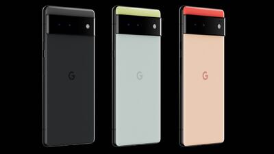 Google's new phones will be shipped with the latest mobile operating system Android 12. AFP 