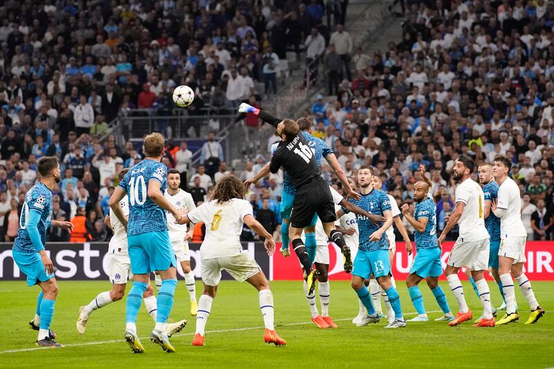 MARSEILLE RATINGS: Pau Lopez 6: Bar a couple of punches away, the Spanish goalkeeper was not called into action until first-half injury-time when he tipped Kane's shot over. Important hand on low Bentacur cross with Kane lurking at start of second half. No chance with either Spurs goal. AP