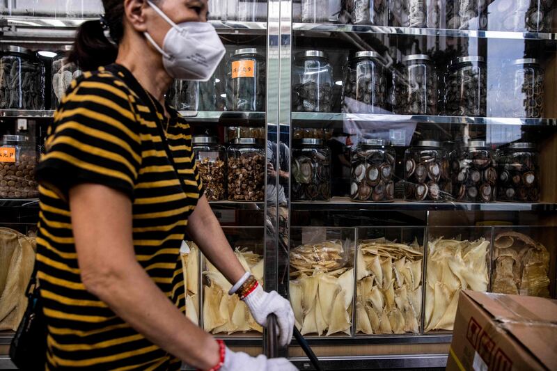 Hong Kong's shark fin trade may face its biggest shake-up in years if conservationists get their way. AFP
