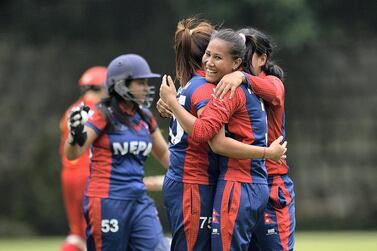 File photo of Nepal's women's cricket team. Getty Images