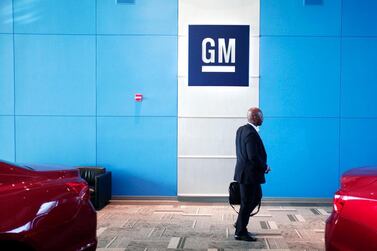 GM sold 2.55 million vehicles in the US last year, but only about 20,000 were EVs. AFP