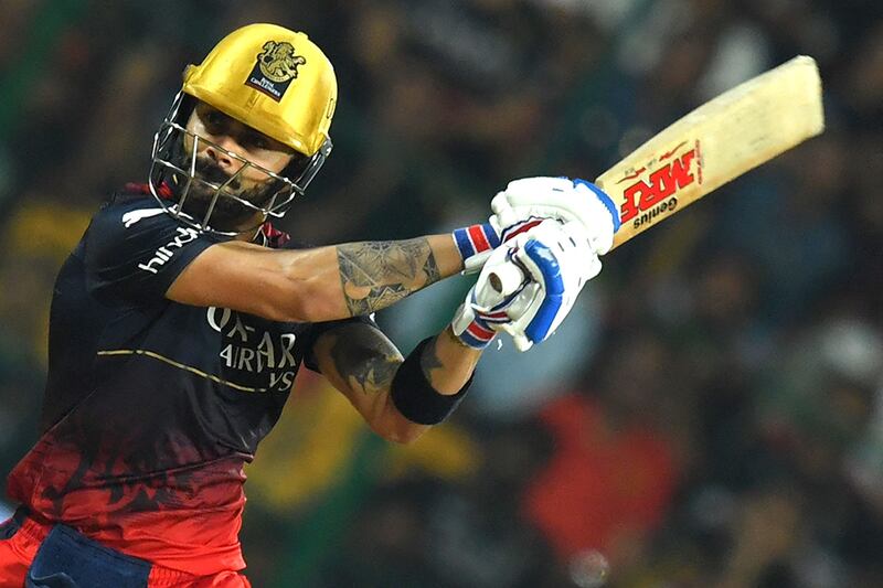 RCB's Virat Kohli scored 101 off 61 balls, but it wasn't enough to prevent his team losing by six-wickets to Gujarat Titans. AFP