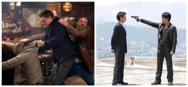 ‘The Departed’: Like Tarantino, director Martin Scorsese looked to Asia for the inspiration for his four-time Oscar-winning film. Based on the Hong Kong thriller ‘Infernal Affairs’ in which a police officer infiltrates a Triad gang, the Hollywood version starred big-hitters Leonardo DiCaprio, Matt Damon and Jack Nicholson. Courtesy Warner Bros., Alamy