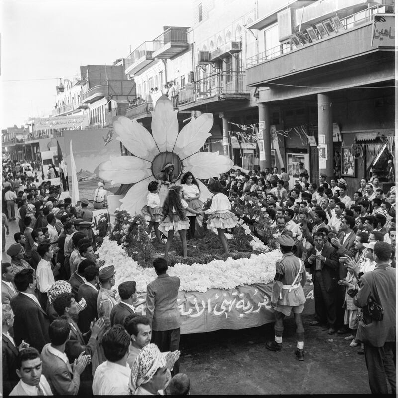 Women's Day Festivities, Rashid Street, Baghdad, 1962