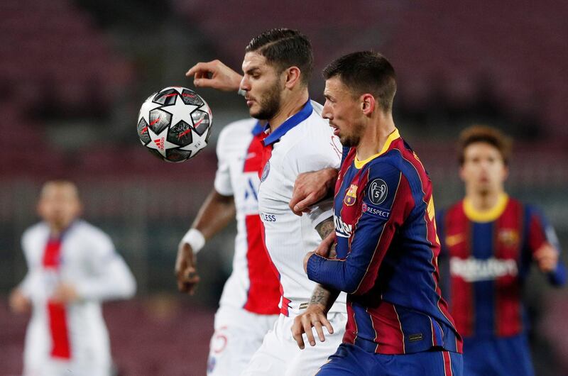 Clement Lenglet, 5 - Not the certain starter he was a year ago, but Koeman went for his experience against his compatriots. Involved, but not always in a good way and looked all over the place as PSG asserted their superiority. Reuters