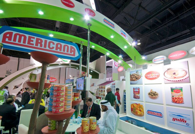 Kuwait based company Americana exhibiting at Gulf Food 2011 in Dubai, United Arab Emirates on Tuesday, Mar. 01, 2011. Photo: Charles Crowell for The National
