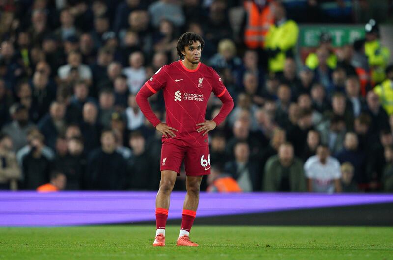 Trent Alexander-Arnold - 5. The 23-year-old had plenty of possession in dangerous areas but his crossing was too often overhit. He had switched flanks before the Spurs goal and might have got closer to Kane in the build up. PA