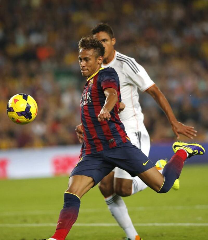 Neymar starred in his first clasico for Barcelona as the hosts defeated rivals Real Madrid 2-1 at Camp Nou. Emilio Morenatti / AP Photo