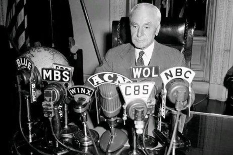 Cordell Hull, at the time the US secretary of state, was awarded the Nobel Peace Prize for policies that included his tireless efforts on behalf of multilateral free trade. AP Photo