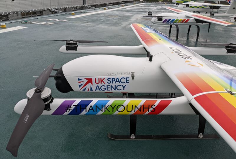 The UK Space Agency has backed a healthcare drone start-up founded by NHS staff, to help in the response to Covid-19. UK Space Agency